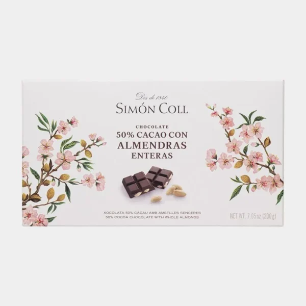 Mörk Choklad 50% med Hel Mandel